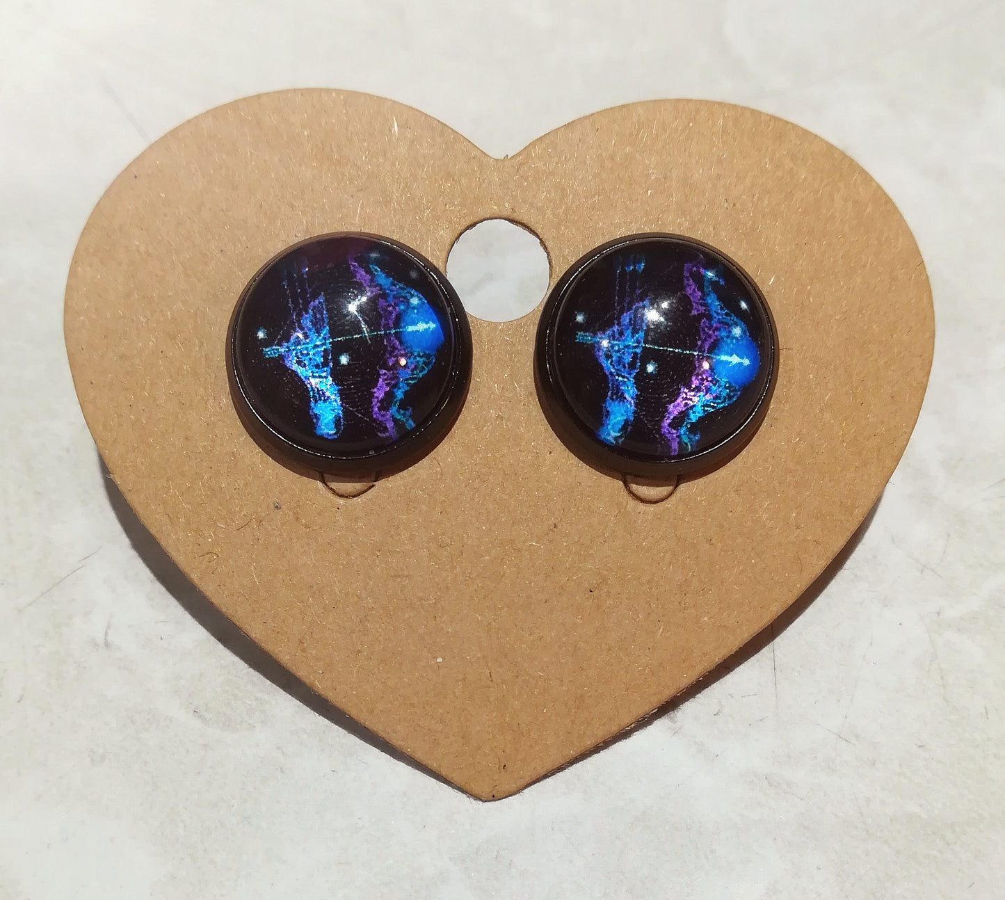 Boutons d'oreilles "sagittaire"