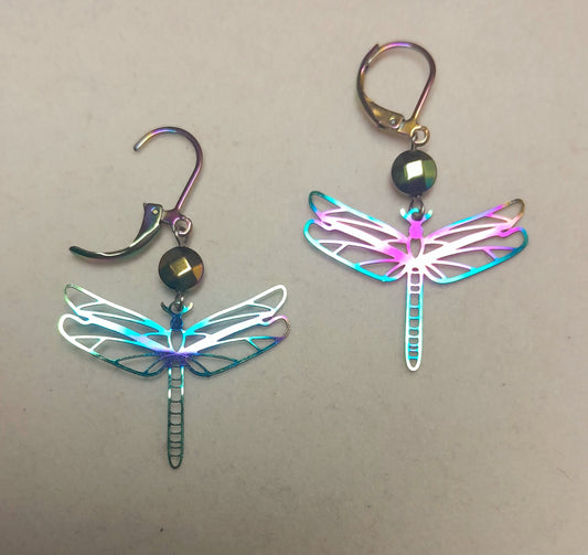 Libellules arc-en-ciel