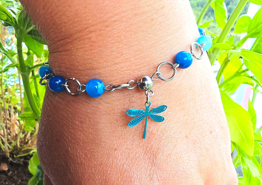 Libellule bleue